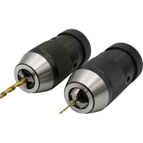 New Hot MT2 Flat Tail Morse Tapper Shank MTA2 MT3 B18 (1-16mm) Chuck Keyless Drill Chuck Self Tightening Light