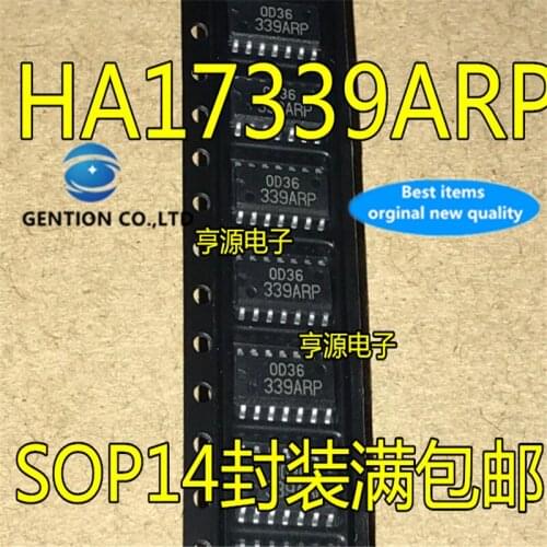 10Pcs HA17339ARPEL HA17339ARP Silkscreen 339ARP SOP14 in stock 100% new and original