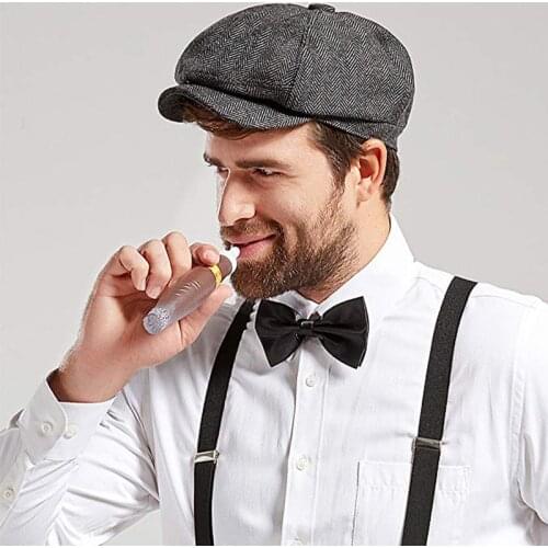 1920s Gatsby Newsboy Classic 8 Wool Classic Panel Hat Cap for Men Gatsby Hat for Men 1920s Mens Costume Accessories Ivy Hat