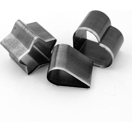 3 pcs in one box Heart Water Prop Star Shaped Cutter hollow hole Punch for Belt Install DIY Leather Craft Handmade Tools