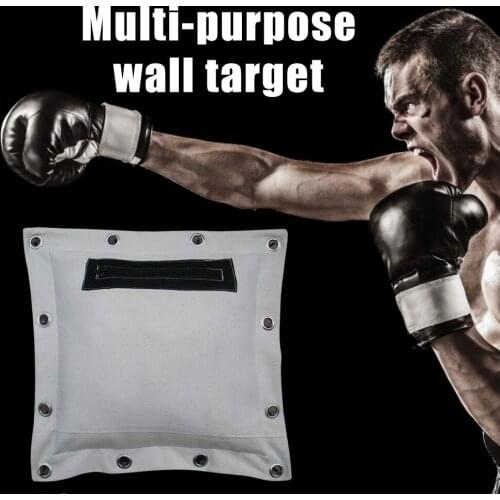 40*40cm Wall Hanging Sandbag Fitness Kung Fu Wing Chun Thick Canvas Sandbags Wall Bag Boxing Kick Training Punch Bag Workout Box