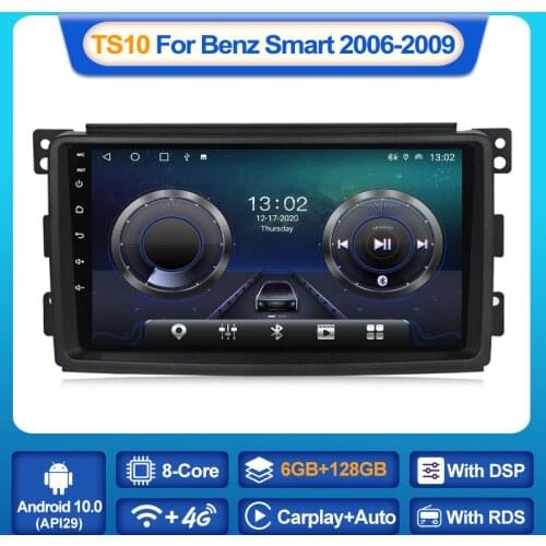 6G+128G Android 11 For Mercedes/Benz Smart Fortwo 2006 2007 2008 2009 Car Radio Multimedia Video Player Navigation GPS 2 Din DVD