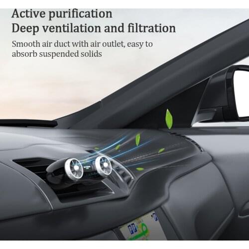 Car Air Purifier Cleaner Negative Ion USB Mini Home Vehicle Air Cleaner Remove Formaldehyde Air Purifier Car Accessories