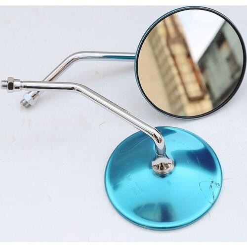 Free shipping for Suzuki motorcycle parts rear view mirror GN125 mirror 125cc side view mirror 10mm universal mirror