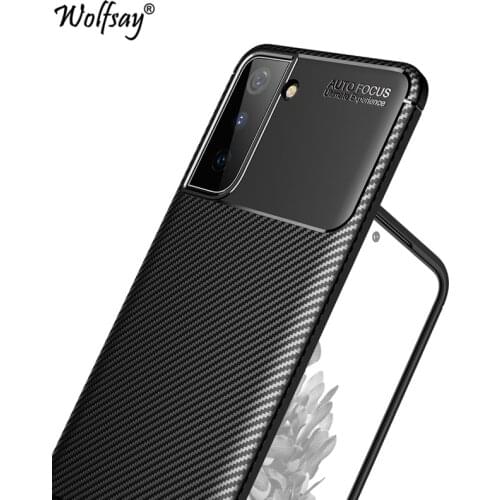 For Samsung Galaxy S21 Plus Case Silicone Carbon Fiber Cover For Samsung S21Plus S30 Plus Back Case For Samsung Galaxy S30 Plus