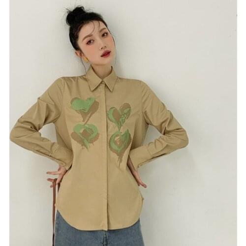 FALLINGSTAR Blouses With Embroidery