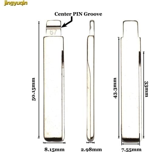 Jingyuqin 100ps HU58 HU92 Flip Folding Car Key Blank For BMW 1 2 3 Series E36 E38 E39 E46 E53 E63 E81 E83 E85 Remote Uncut Blade