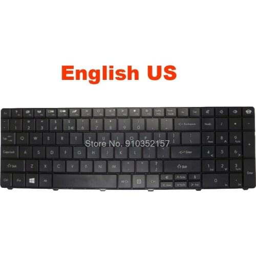 US Keyboard For ACER For Gateway NE71B NSK-AUG0F PK130QG2B14 9Z.N3M82.G0F NK.I1717.04U MP-09G33U4-6982W PK130QG1B00 NK.I1713.04G