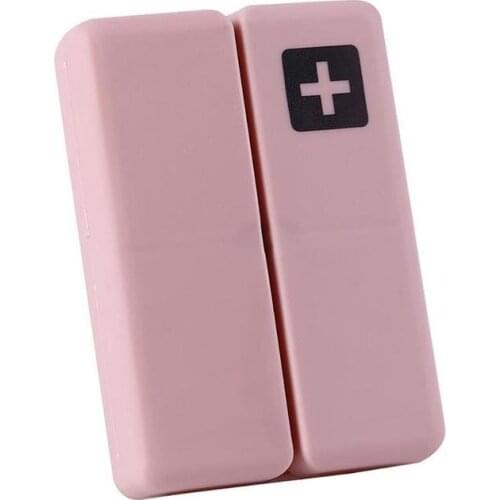 Magnetic Supplement Pill Box Organizer Tablet Storage Case Portable Medicine Case Foldable Container Dispenser Organizer