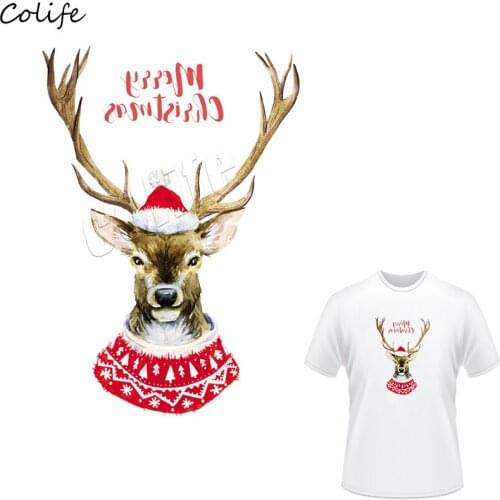 Cute Deer Patches For Clothes Accessory Iron On Transfer Stickers On Clothes Diy Washable Accessory Badges