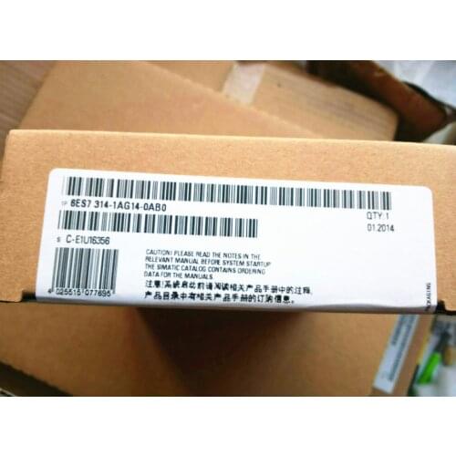 1PCS Siemens 6ES7314-1AG14-0AB0 S7-300 CPU314 Module In Box Brand