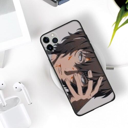 Osamu dazai anime aesthetic art soft silicone for iPhone Se 6 6s 7 8 Plus X XR XS 11 12 Mini Pro Max glass TPU phone case cover