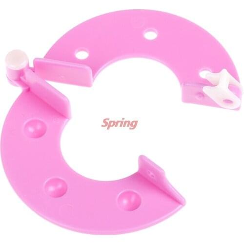 New 8pcs Pompom Maker Kit Knitting Crafts Different Sizes Plush Ball Making Tools