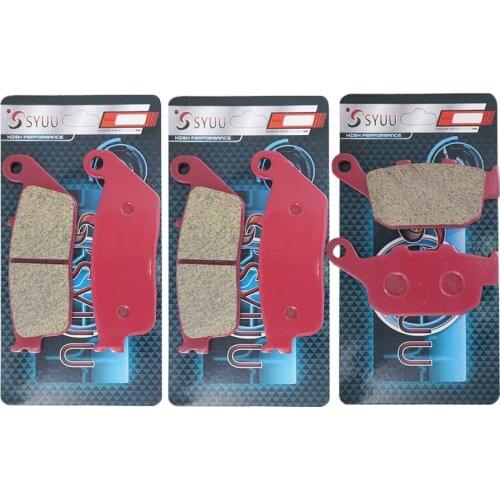 Motorcycle Front and Rear Brake Pads for Honda CB650F CBR650F 2014 2015 2016 2017 2018 FA142F FA496R