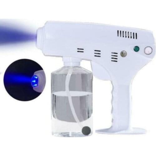 600ML Disinfection Blue Light Nano Spray Gun Portable Fogger Machine Steam Home Disinfection Piece Blue Light Sprayer