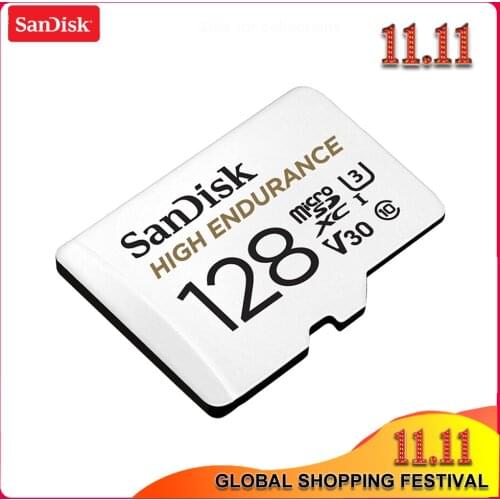 SanDisk Micro SD Card High Endurance memory Card C10 V30 U3 4K 32GB 64GB 128GB 256GB TF Cards for Dash Cam Home Video Monitoring