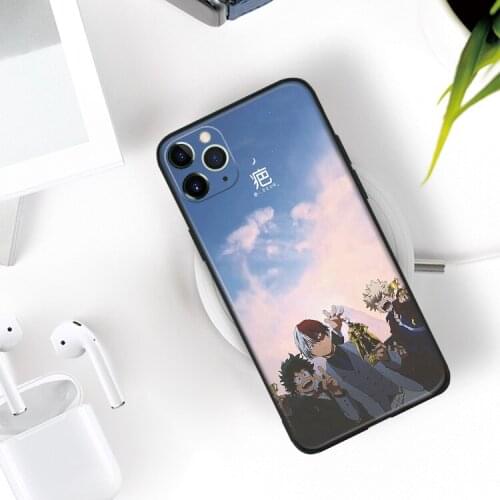 Bakugo shoto and deku anime manga silicone Phone Case FOR iPhone Se 6 6s 7 8 Plus X Xr Xs 11 12 Mini Pro Max Glass Cover Shell