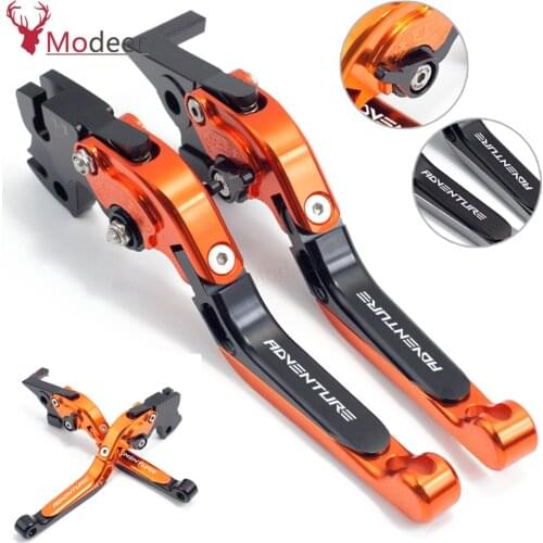 For KTM 1090 Adventure 2013-2018 Adv 1050 2016 Super Adventure 1290 S/T/R 2015-2020 CNC Folding Motorcycle Brake Clutch Lever