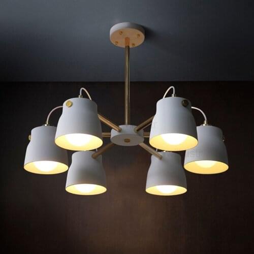 Modern metal pendant lamp hotel hall restaurant dinning room bar cafe hanging lighting iron shade suspension industrial light