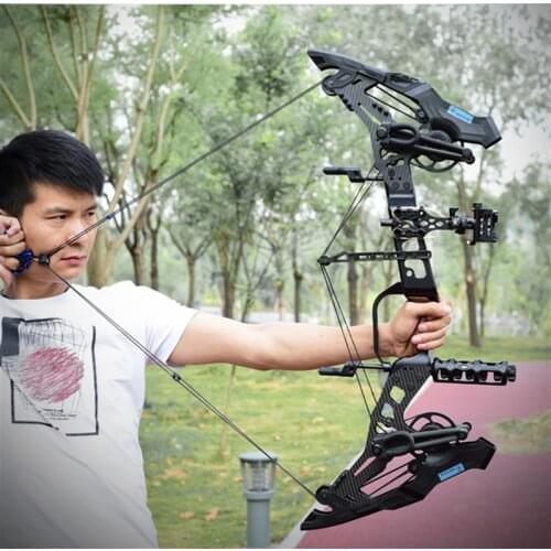 2019 new compound bow archery shot steel ball dual-use big power outdoor hunting Tree stand hunting Archery 32inch 40-60LBS