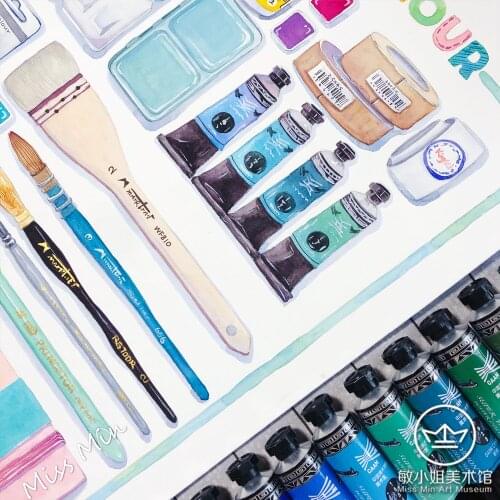 Super Vision Original Watercolor Paint Master Class Regular Color 15ml Tube Color Verf Art Supplies