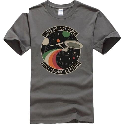 Vintage Starfleet Academy t-shirt Men Star Tshirt Science Fiction sci-fi United Federation Of Planets Explorers T Shirt Men