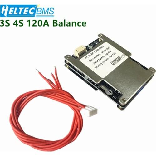 BMS 3S 4S Balance 120A 12.6V/16.8V 18650 Battery Protection Board Li-ion/LiFePo4 Ups inverter, motorcycle, car