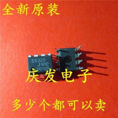 10pcs 100% orginal new real stock NJM5532D JRC5532D 5532 d new DIP8 quality assurance