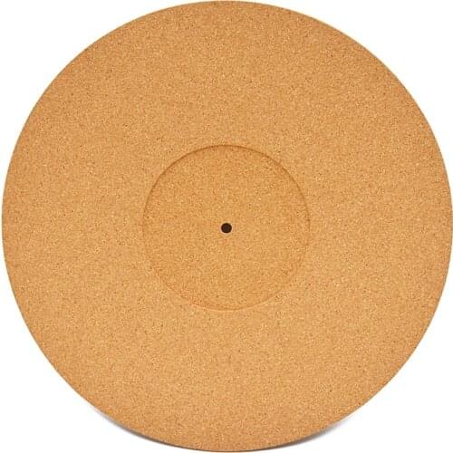 2mm Soft Cork LP Slip Platter Mat Anti-Static Slipmat for 12 Inch LP Vinyl Record