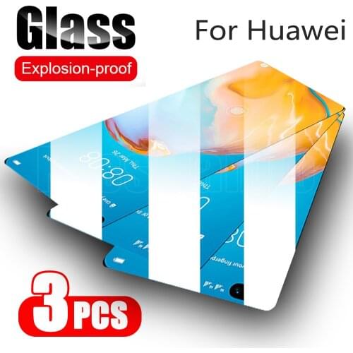 3 PCS Screen Protector for Huawei P40 P 40 Tempered Glass for Huawei P30 Lite P30 Pro P40 Lite E Glas Film Protective