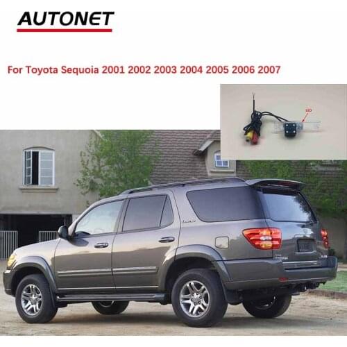 Autonet CVBS Rear view camera For Toyota Sequoia 2001 2002 2003 2004 2005 2006 2007 night view rear camera/license plate camera