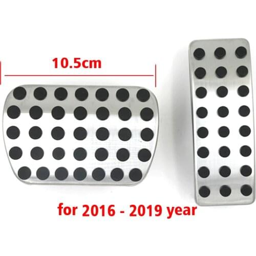 Stainless steel Car Pedal Pads Cover For Mercedes Benz A B CLA GLA GLE ML GL R W164 W166 X156 X164 X166 2016 2017 2018