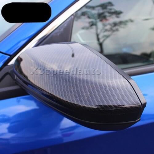 Car-styling For Honda Civic 10th 2016-17 Side Mirror Cover Rearview Trim 2pcs Carbon Fiber style