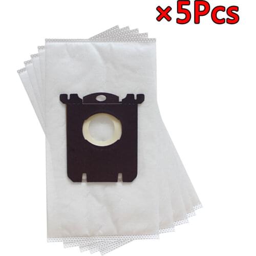 5Pcs Vacuum Cleaner Parts Replacement Parts Dust Paper Bags FC8021 HR6999 For Philips FC8424 FC8614 HR8323 FC8224 FC8386 FC8226
