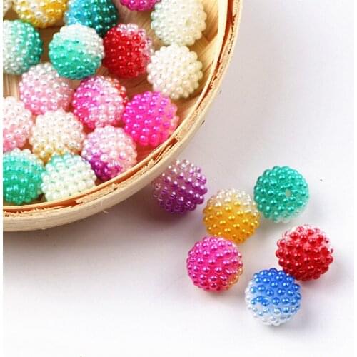 12mm Round Beads ABS Imitation Pearls Bayberry Beads Fit Europe Beads Jewelry Making DIY Necklace Bracelet 200pcs/lot