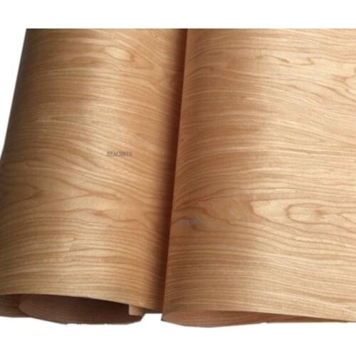 Length: 2.5Meters Thickness:0.25mm Width: 60cm Technology Cherry Pattern Veneer Cabinet Doors (back non woven fabric)