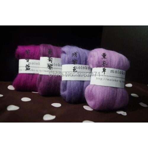 Home decor needlework Wool felt poke fun high quality wool strip statehood 20g,20g/piece ,4piece/lot Free shipping