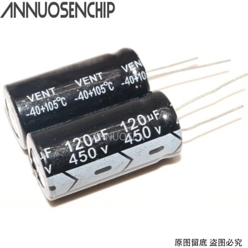 Electrolytic capacitors 450V 120UF 450 V 120 UF new
