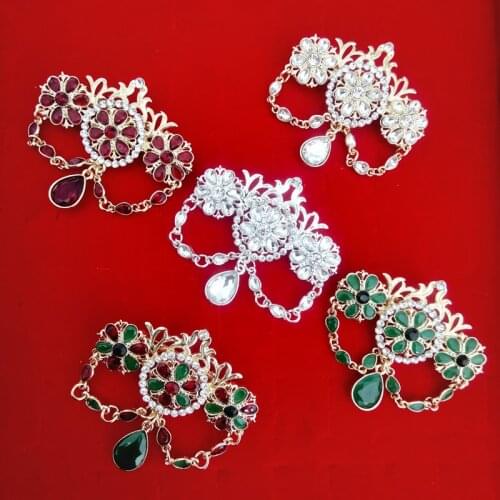 Sweet elegant fashion new brooch Color crystal brooch alloy brooch jewelry of good quality with exquisite pattern