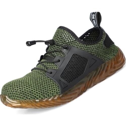 Women Work Safety Shoes Steel Toe Boots Indestructible Ryder Shoes Light Non-slip Sneakers Summer Waterproof Breathable Men