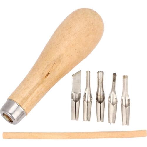 Linoleum Cutter Carving Engraving Woodworking Sculpting Tool for Rubber Stamp