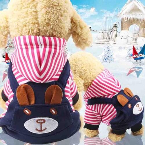 New pet supplies sweater lovely hoodie for warm thick clothes used for winter clothe pug cat and dog universal yorkshire terrier