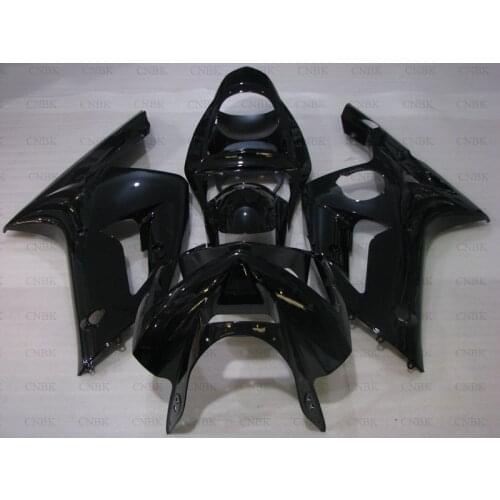 Abs Fairing for Kawasaki Zx6r 2003 636 Zx-6r Motorcycle Fairing 04 636 Zx-6r Fairing 2003 - 2004 Black