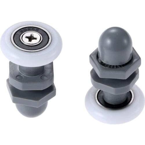 DRELD 26mm Single Sliding Shower Door Rollers Runners Pulleys Wheels Bathroom Shower Room Pulley Sliding Glass Door Slide Wheel