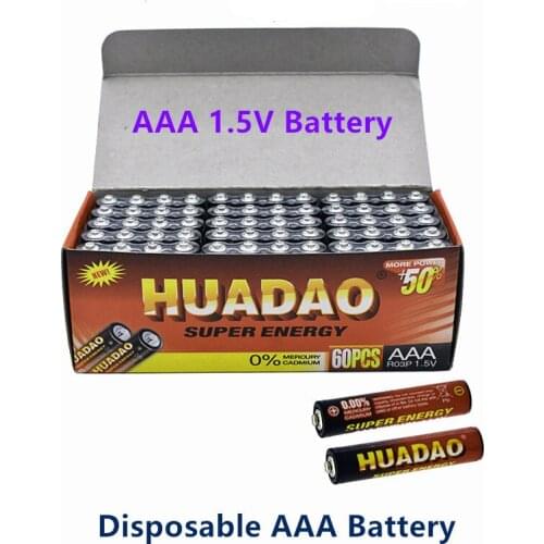 Disposable battery1.5v Battery AAA Carbon Batteries Safe Strong explosion-proof 1.5 Volt AAA Battery UM4 Batery No mercury
