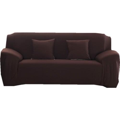 Solid Color Sofa Cover All-inclusive Full Cover Four Seasons Universal Elastic Simple Non-slip Fabric Sofa Cover Combination