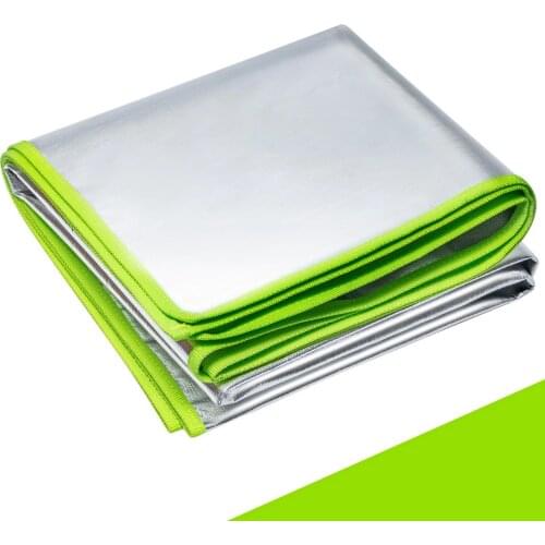 Fireproof Folding Welding Blanket Glassfiber Aluminum Foil Waterproof With Storage Bag Outdoor Bonfire BBQ Home Fire Blanket