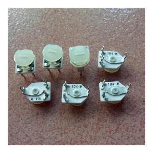 Original new 100% adjustable potentiometer 8mm 104 100K adjustable resistance potentiometer horizontal potentiometer (SWITCH)