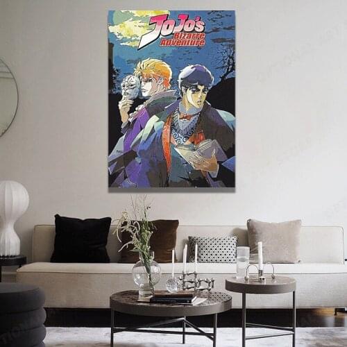 Prints Posters Home Fight Jojo S Bizarre Adventur Decor Canvas Paintings Wall Artwork Modern Bedroom Cuadros Modular Pictures