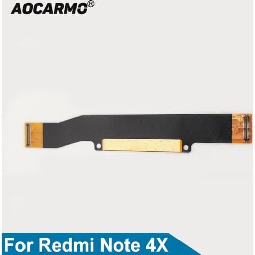 Aocarmo Main Board Connector Motherboard Connection Flex Cable Replacement Part For XiaoMi Redmi Note 4X